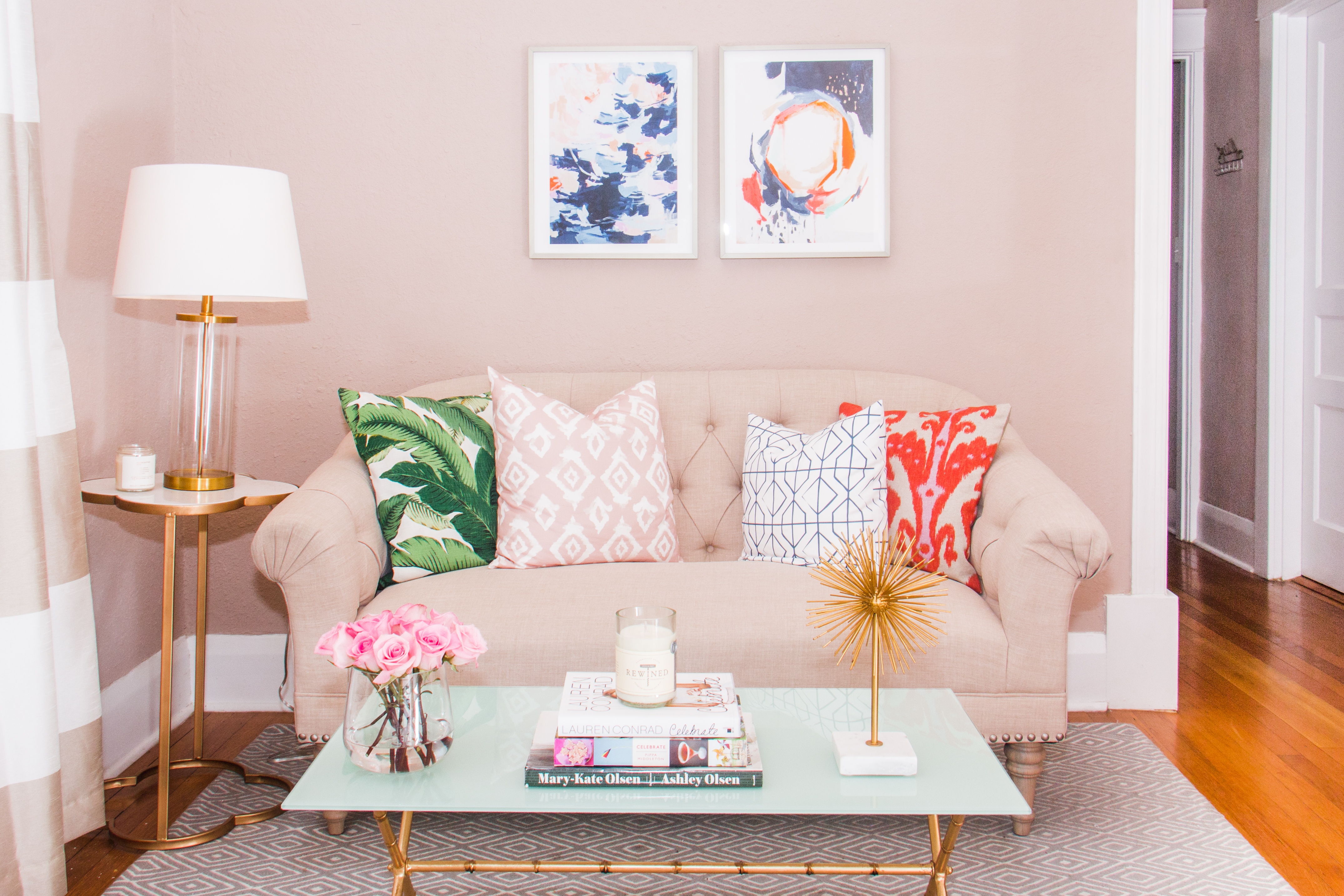 havenly blogger living room 